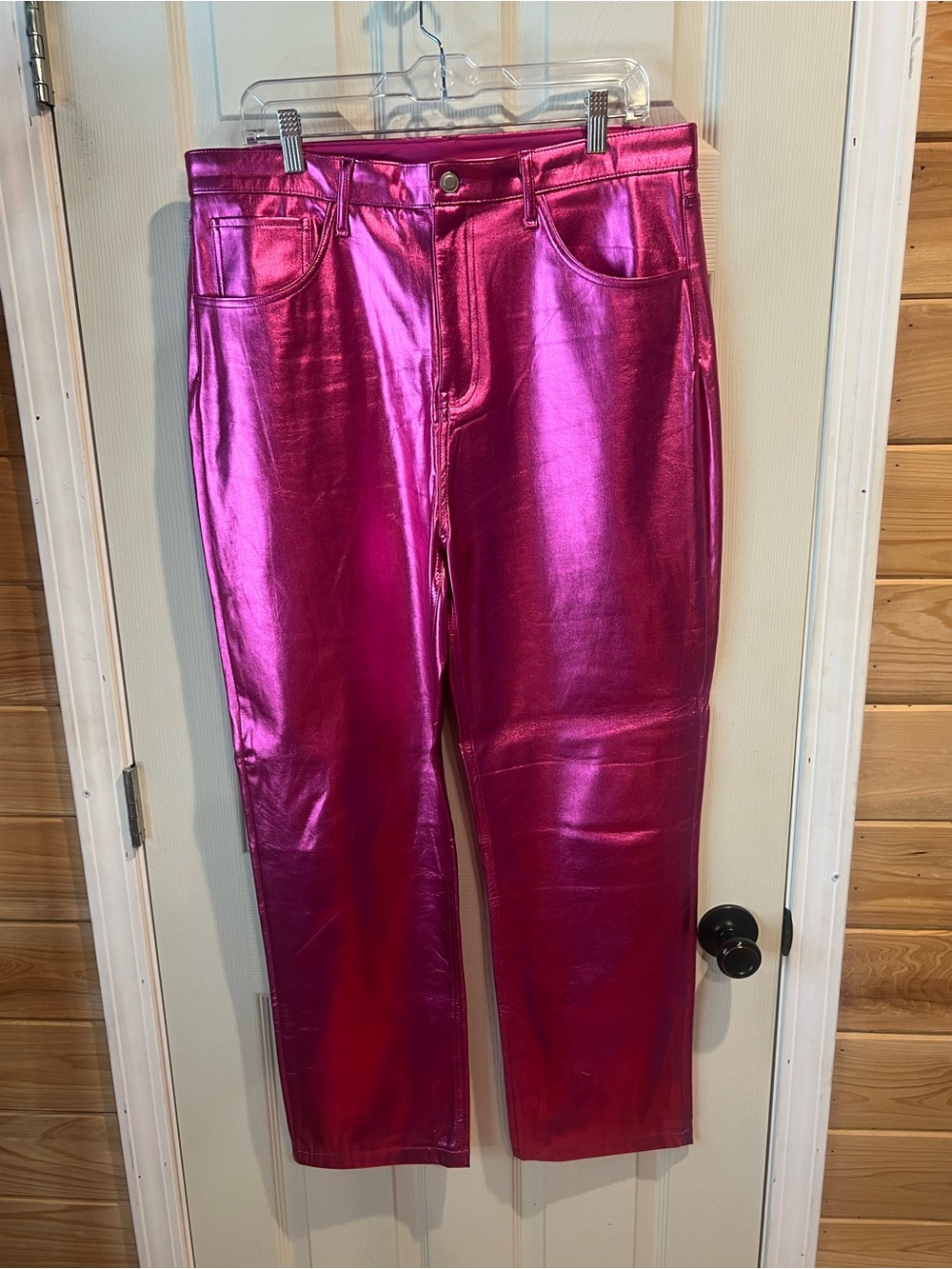 Amazon Metallic Hot Pink Women’s Trousers
